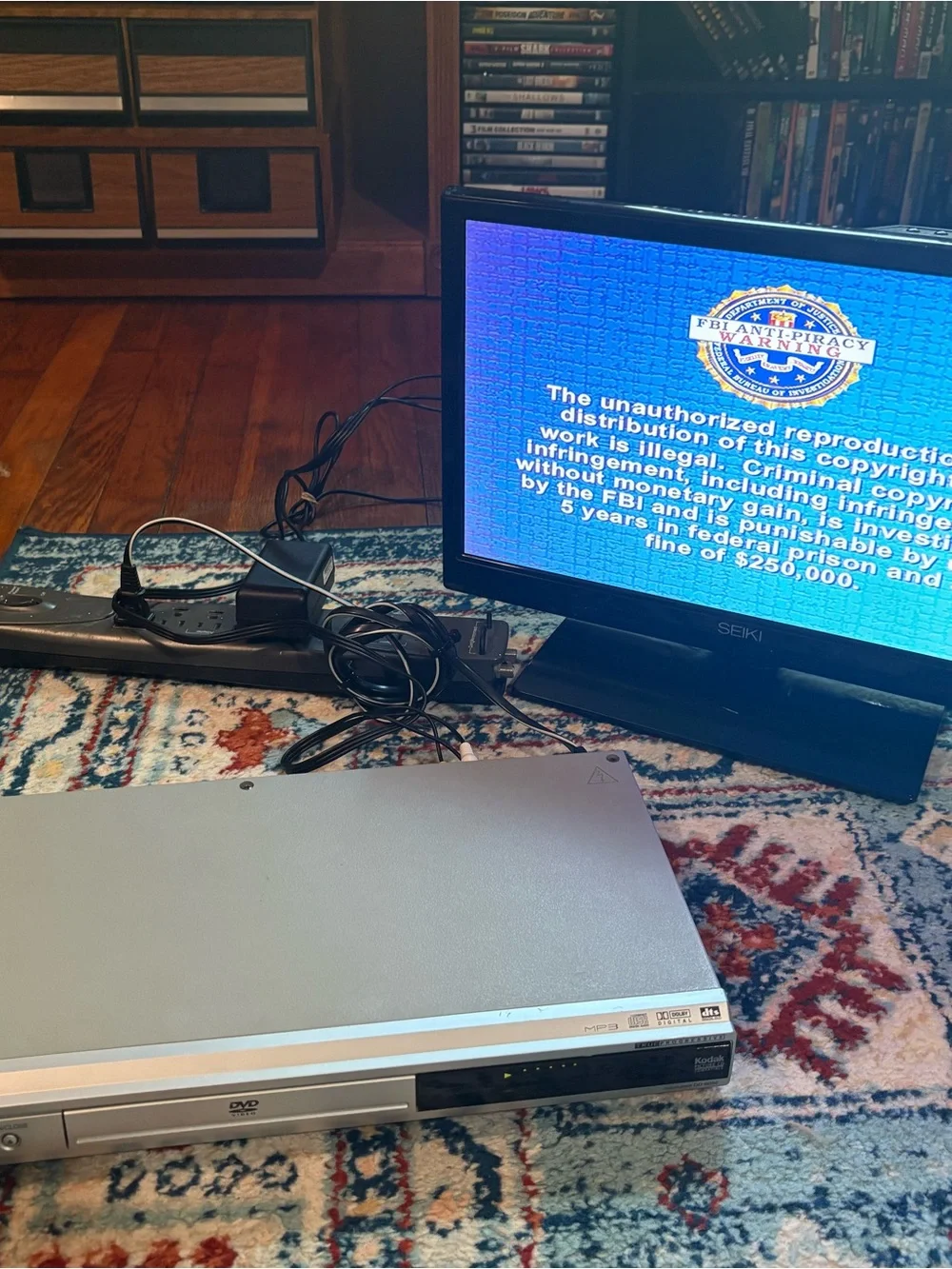 Silver DVD Player Console - Panasonic DVD Player
